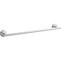 Amazon | KOHLER 27287-Cp Elate バスルームタオルバー 24インチ